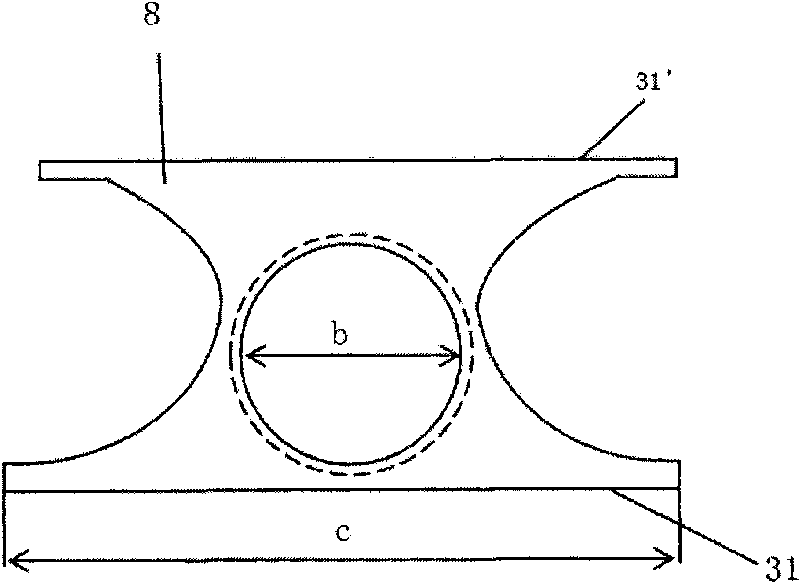 High-efficient solar photovoltaic cell heat dissipating device and electricity and heat cogeneration system