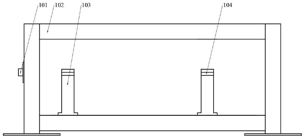 Stress test device and method for measuring overhead transmission conductor strand