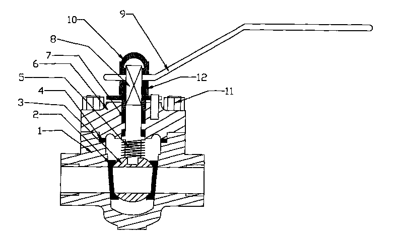 Method for manufacturing beveled ball valve