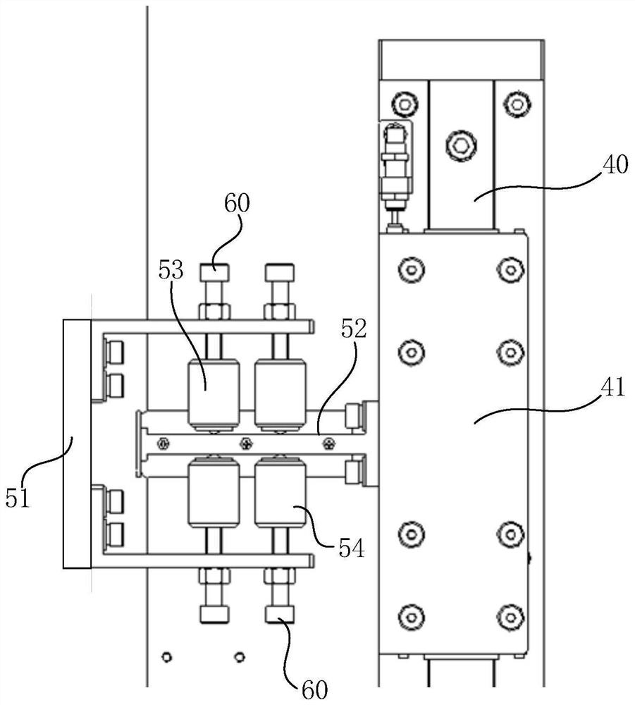 Sealing door device and photoetching equipment