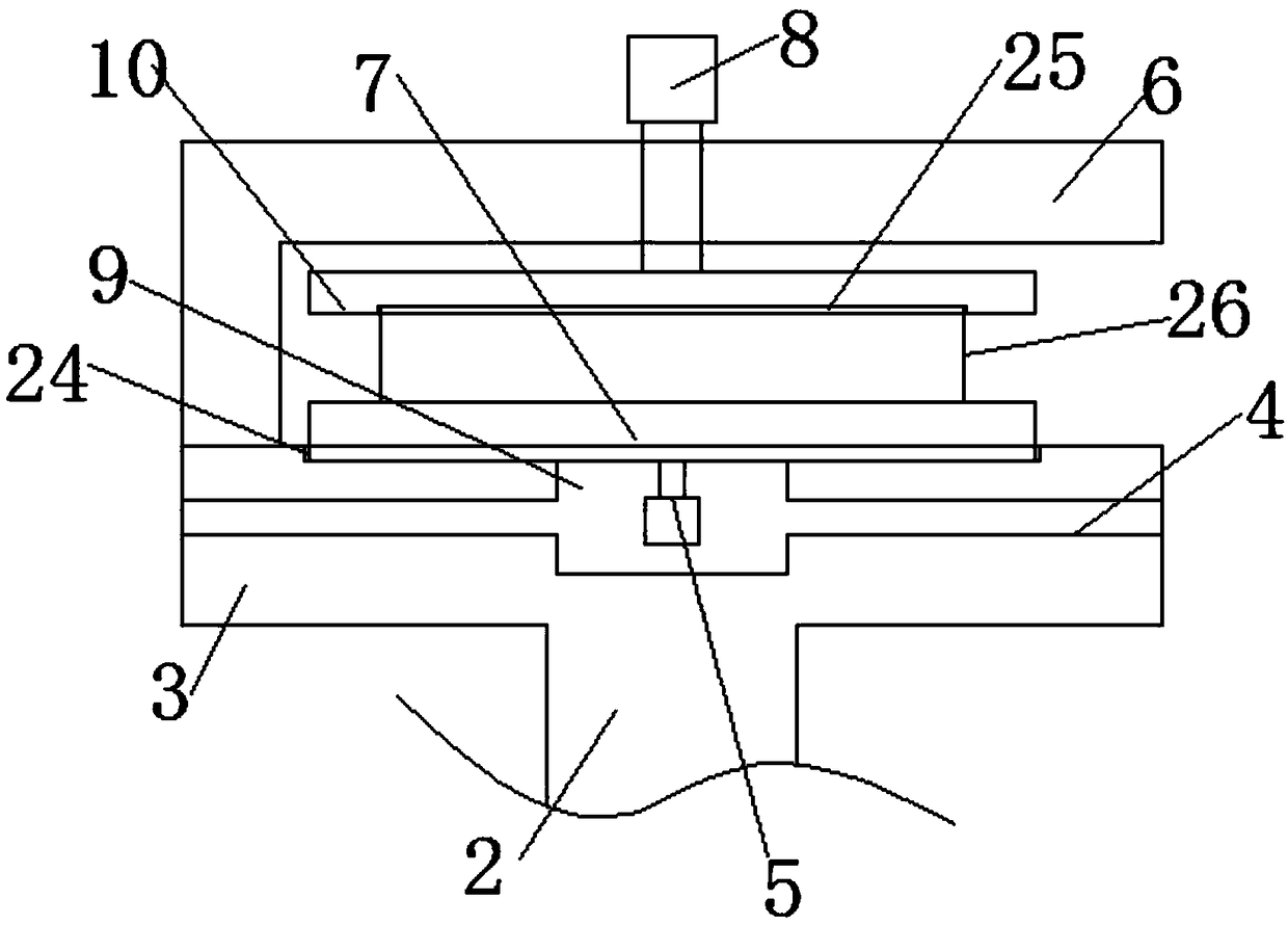 Punching device and punching process for bearing retainer processing