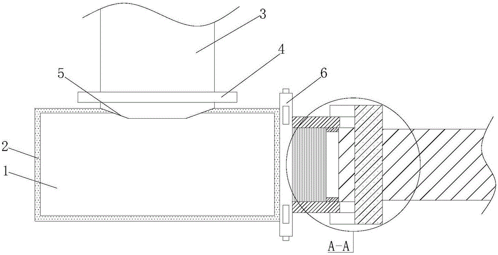 Water collecting tank and water collecting pipe quick-release and quick-assembling structure