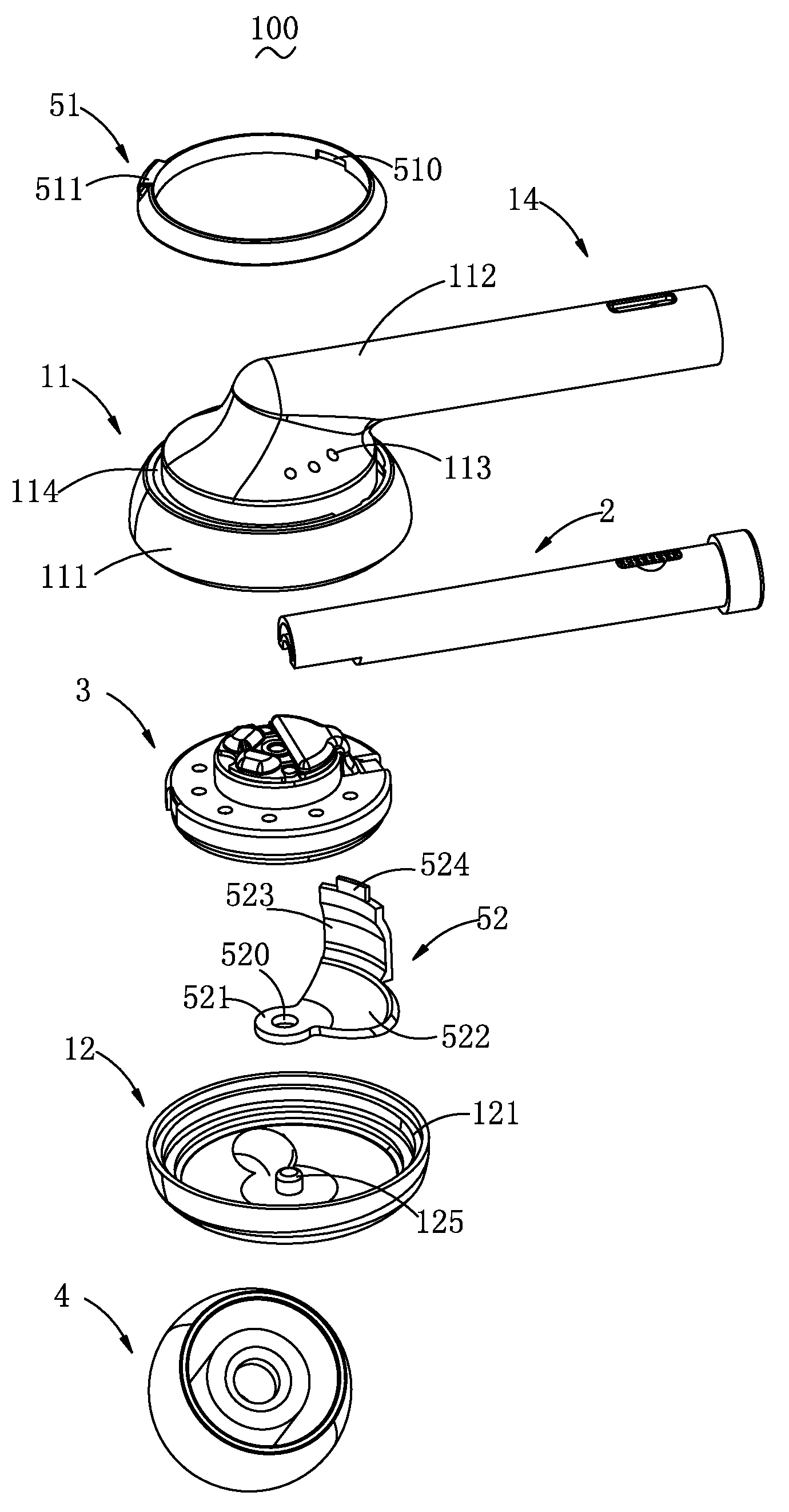 Earpiece having adjustable front vent