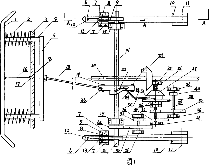 Automobile self-braking device