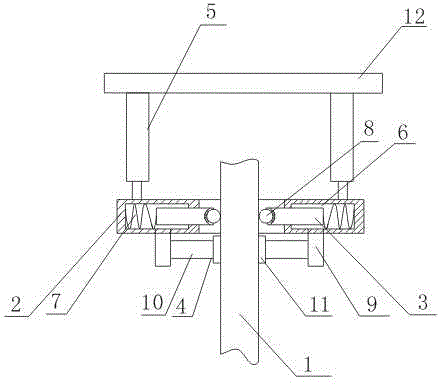 Rust removing machine special for petroleum pipeline