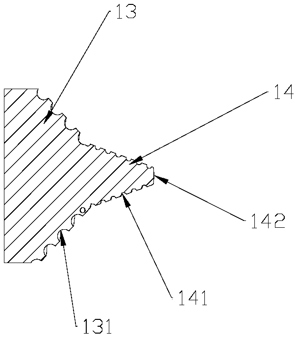 Stirring head for friction stir welding of fillet joint