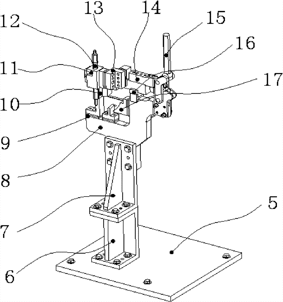 Modular design structure of welding fixture for trial-manufacture sample vehicles