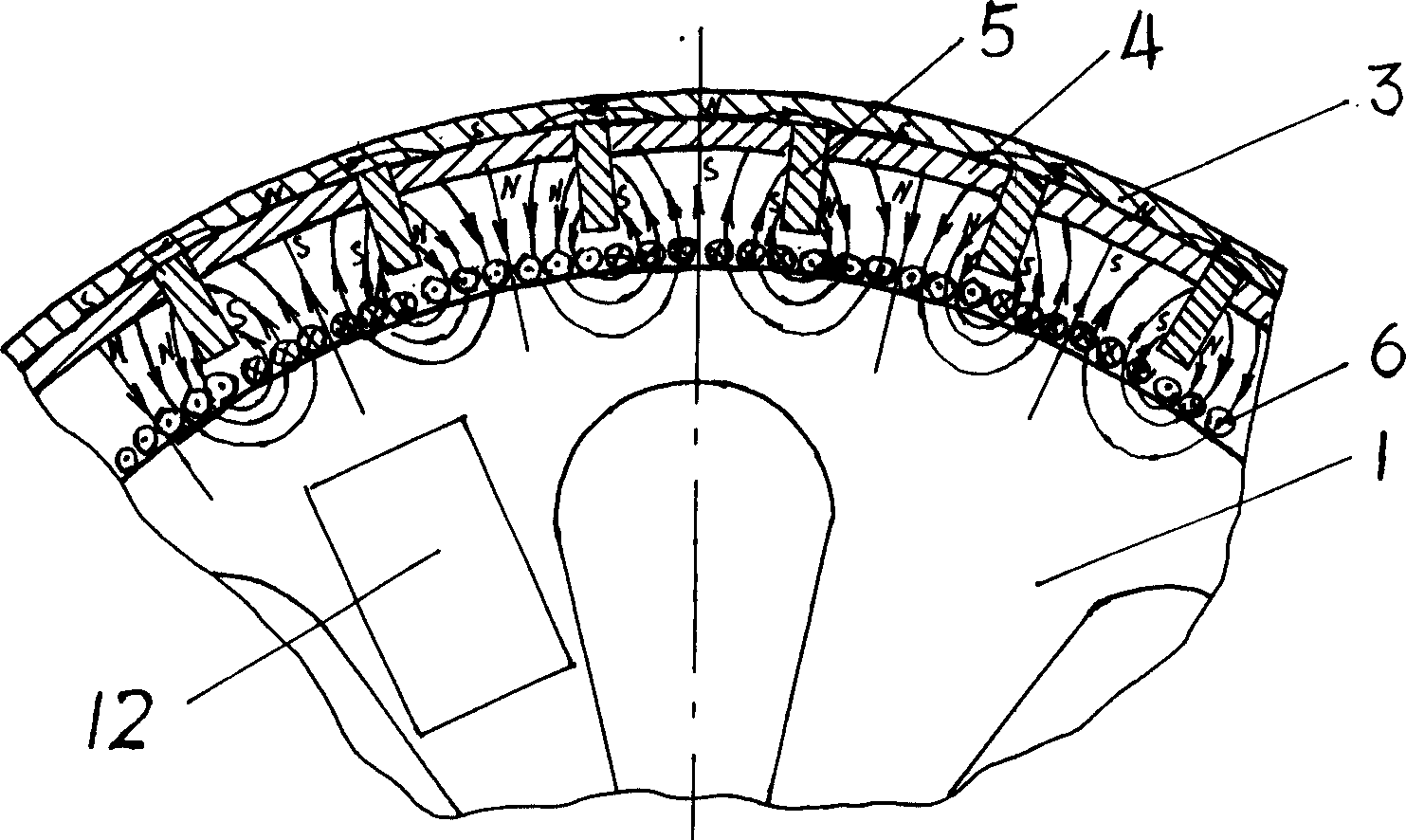 Wheel motor for electric driven vehicle