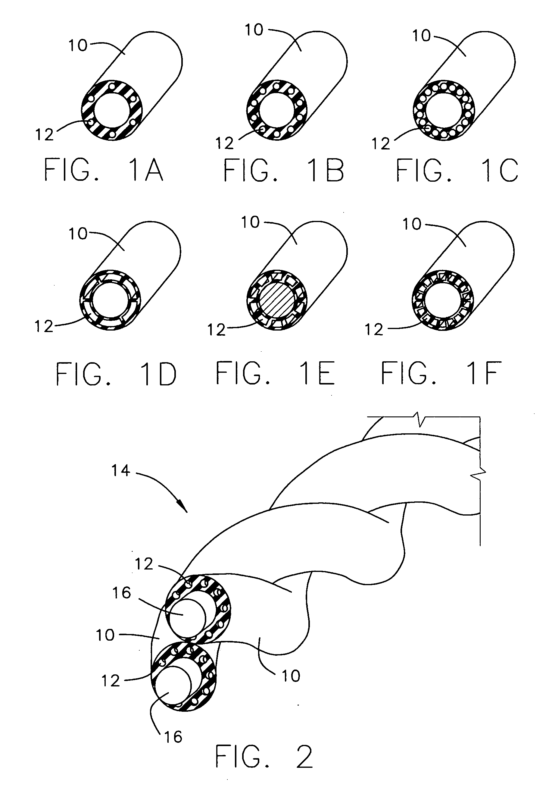 Profiled insulation LAN cables