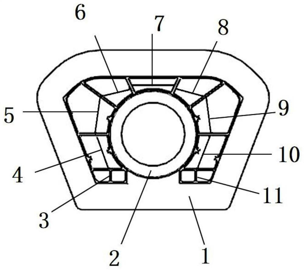 Extruded profile correcting die and correcting method thereof