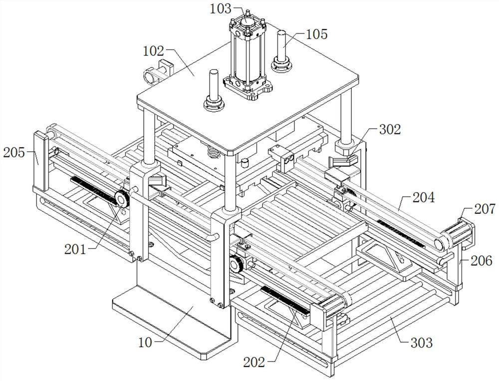 Manufacturing mold of honeycomb filler for water supply and drainage and use method of manufacturing mold