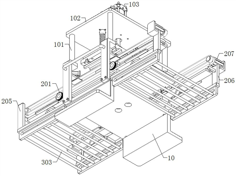 Manufacturing mold of honeycomb filler for water supply and drainage and use method of manufacturing mold