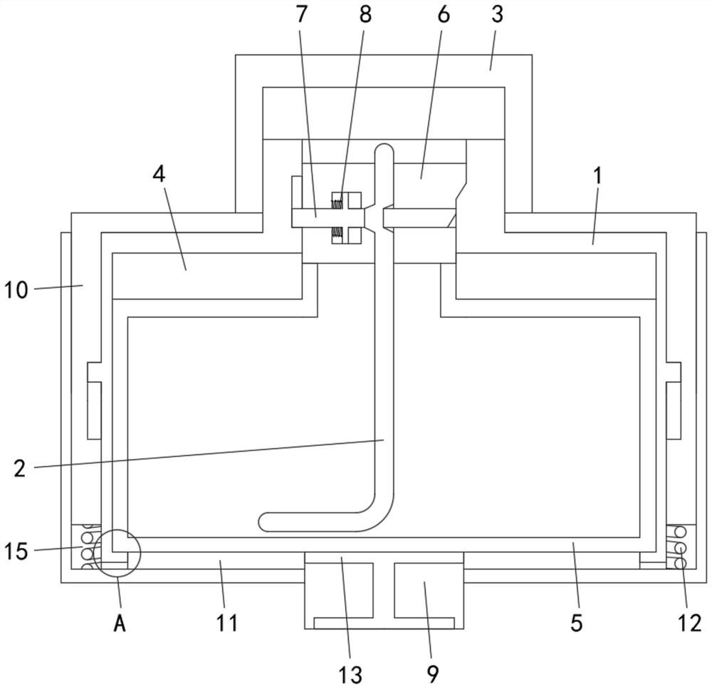 Alcohol leakage-proof mechanism of alcohol lamp