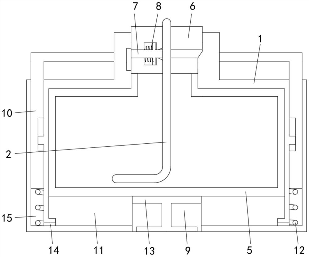 Alcohol leakage-proof mechanism of alcohol lamp