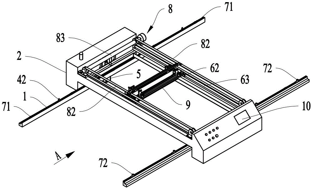 Treadmill flat screen printing machine