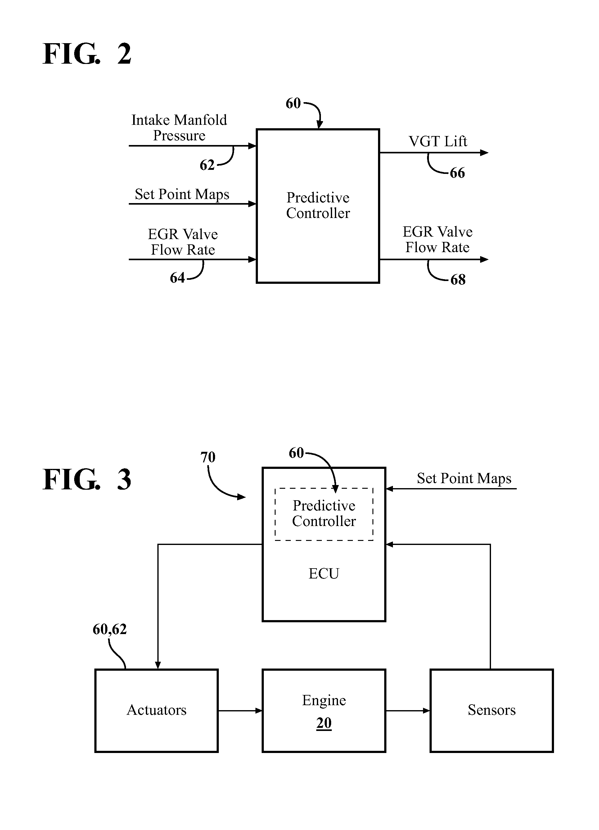 Rate-based model predictive control method for internal combustion engine air path control