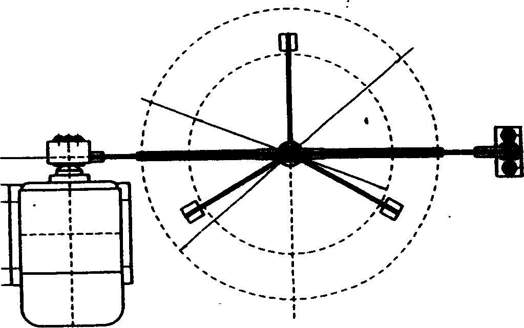 Shaking and deashing mechanism special for filtering cartridge type dedusting and purifying equipment