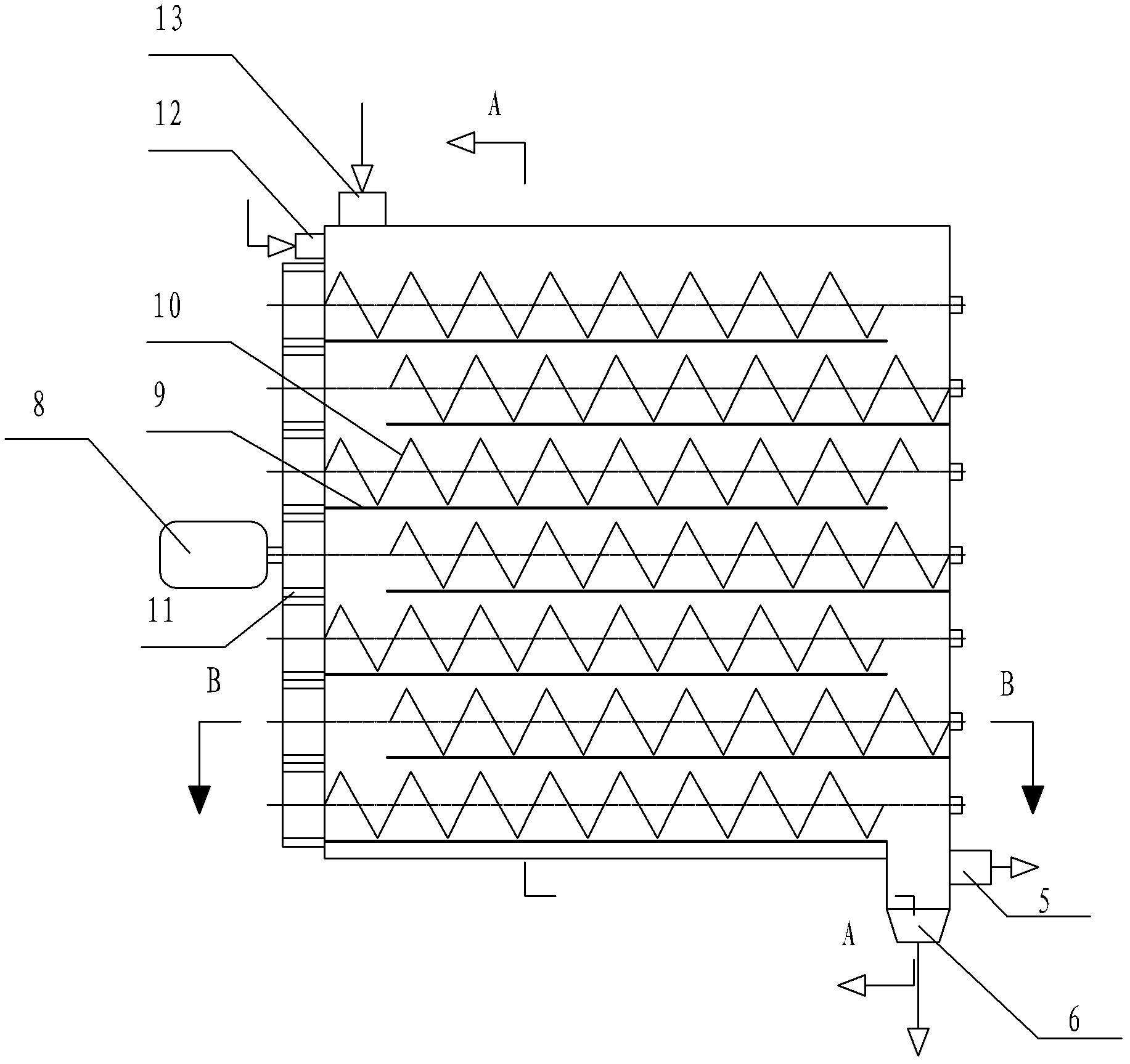 Sludge multi-stage drying device, fluidized bed combustion treatment device and fluidized bed combustion treatment method