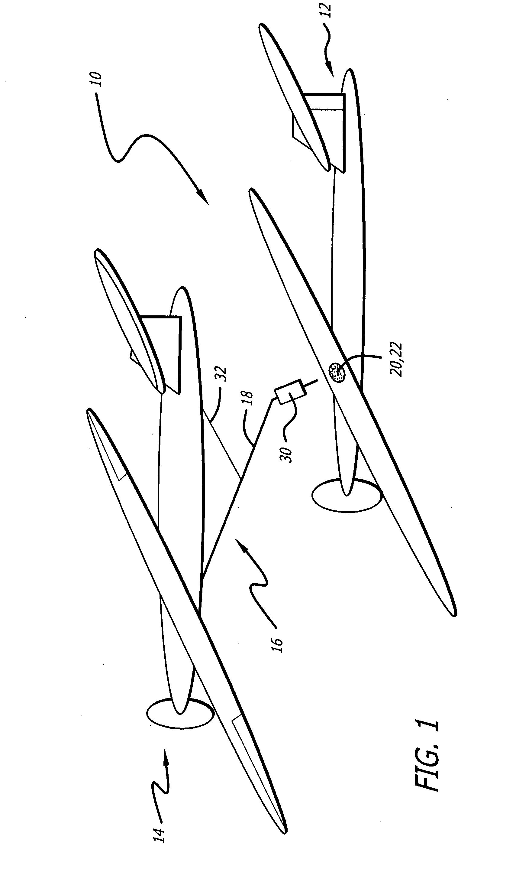 Method and system for inflight refueling of unmanned aerial vehicles