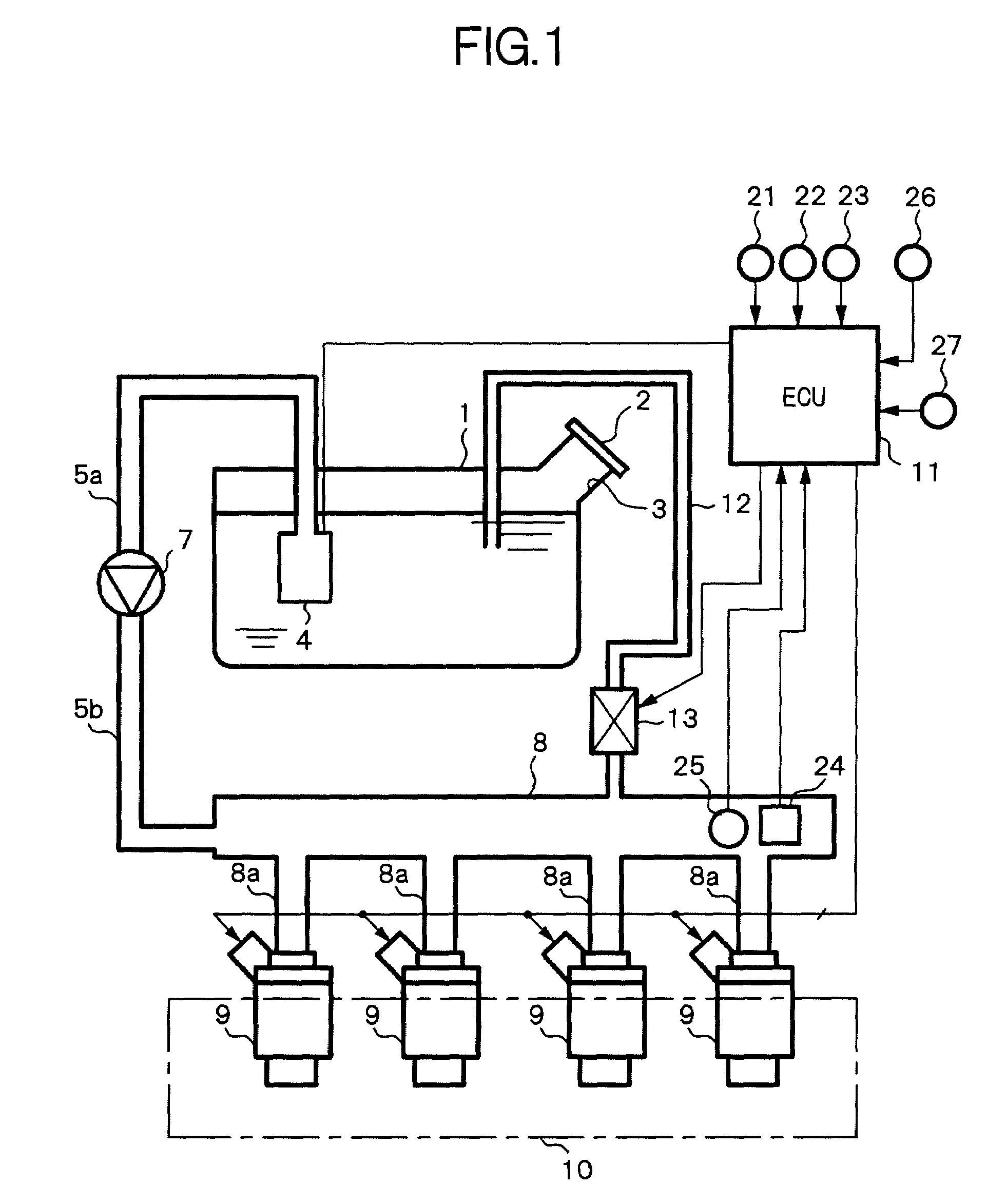 Fuel supply apparatus for engine and control method of same