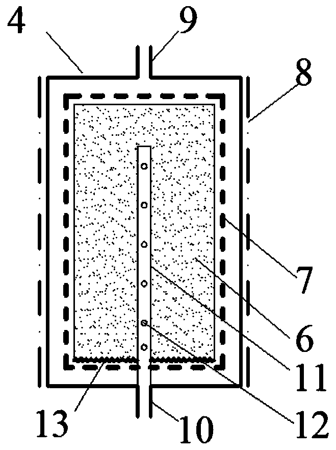 Hydrogen production method and device with magnesium hydride as hydrogen storage material