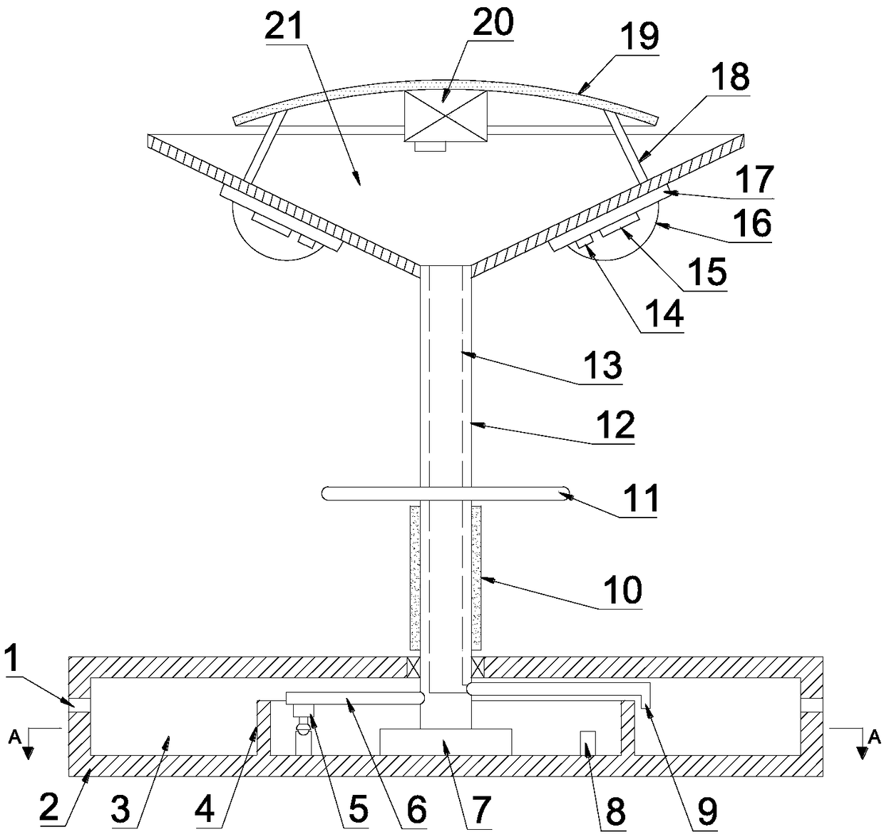 New energy outdoor entertainment lighting device