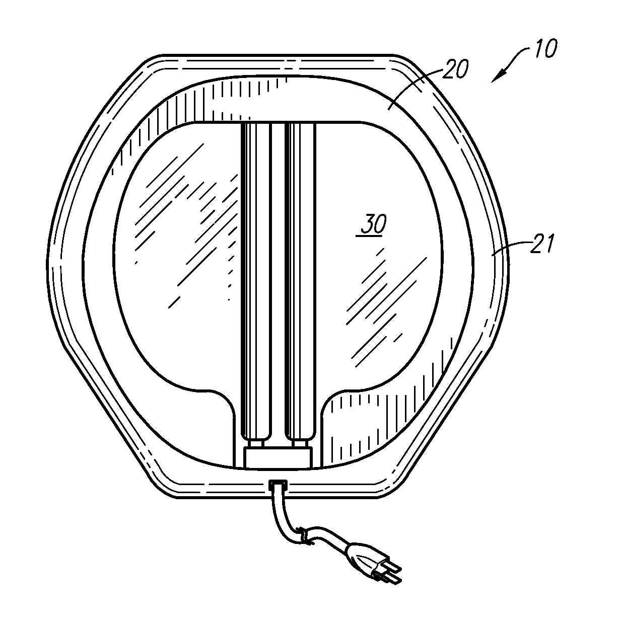 Combination Scale And Germicidal Sterilization Apparatus