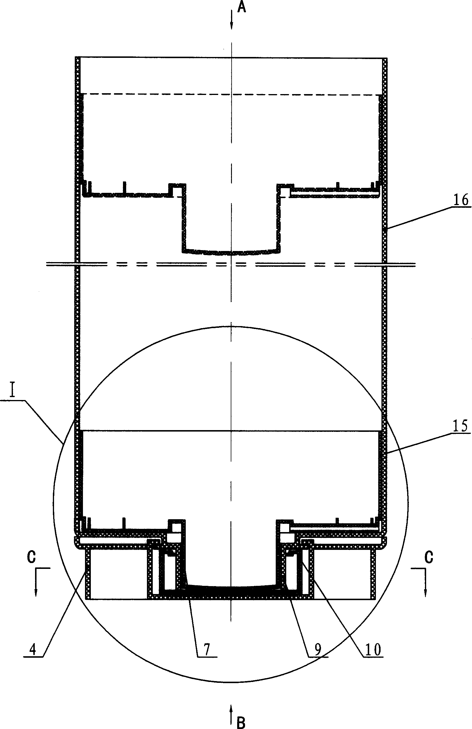 Pneumatic vacuum offset ink container