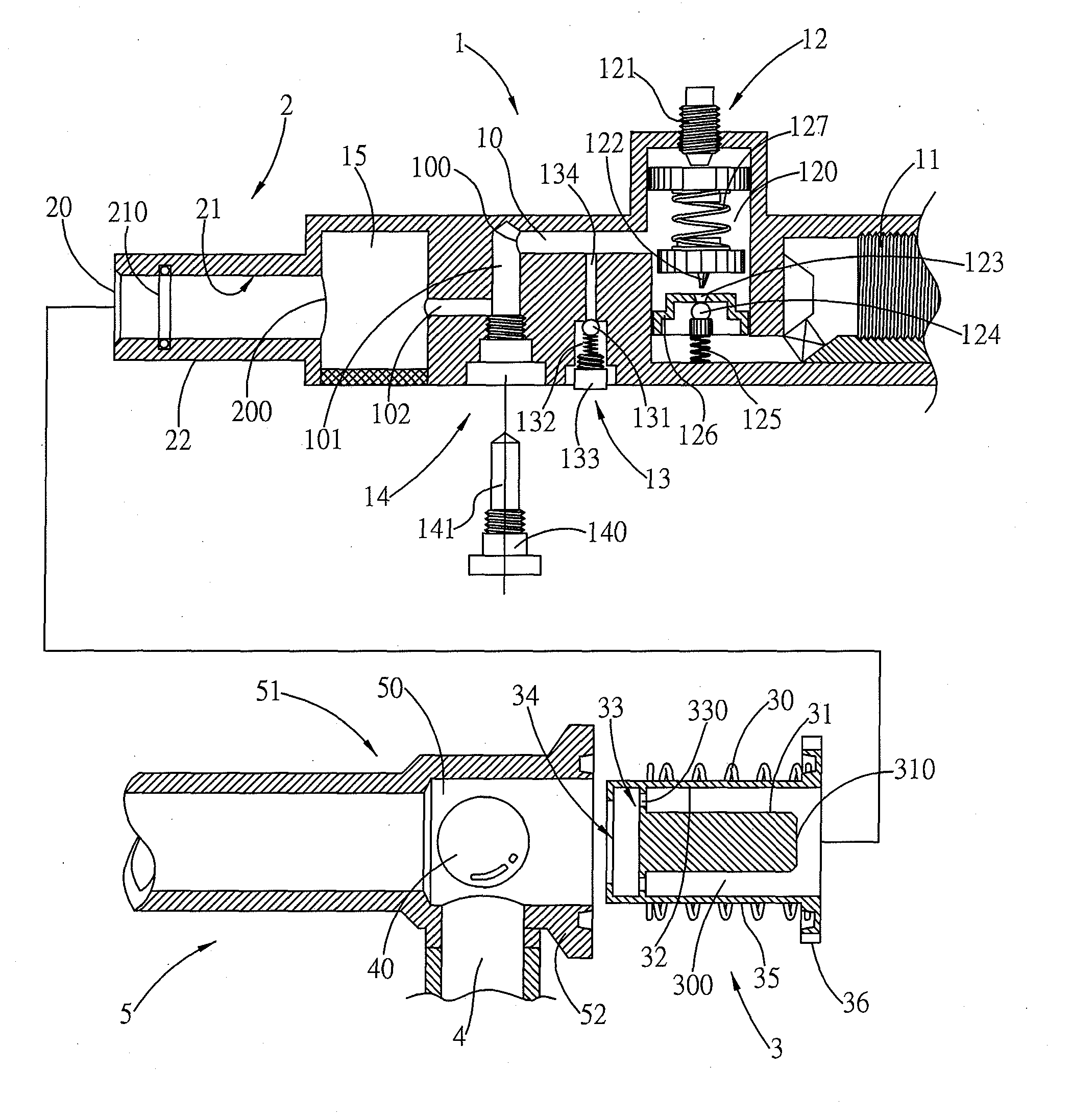 Air gun firing operating system