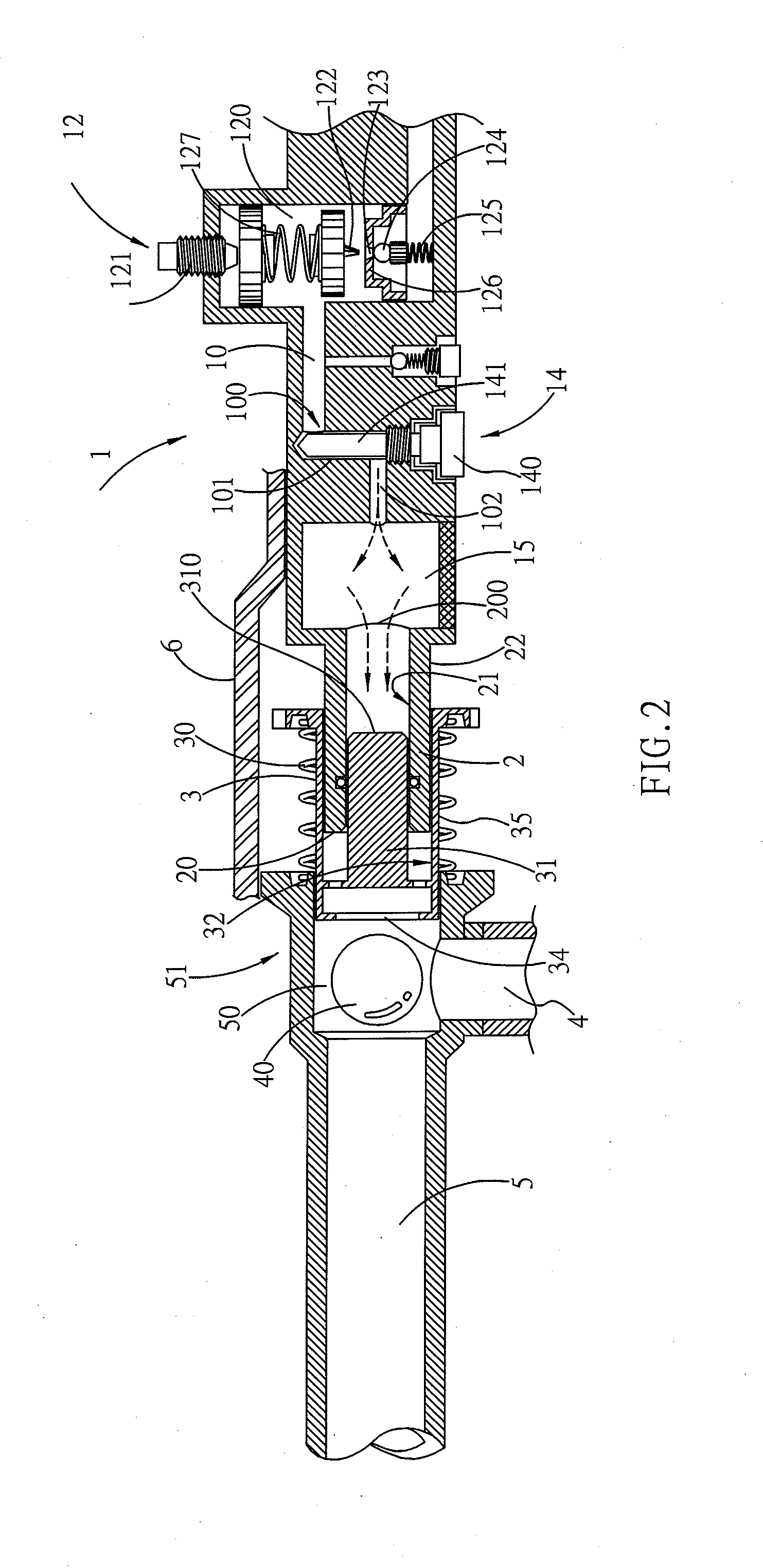 Air gun firing operating system