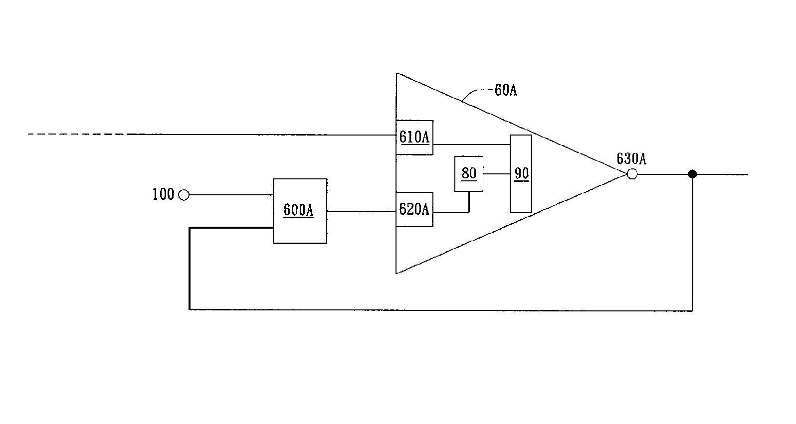 Driving circuit having built-in-self-test function