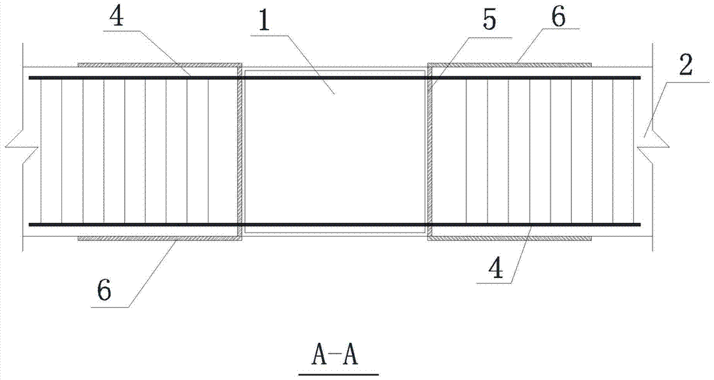 Composite joints of square and rectangular concrete-filled steel tube columns in concrete beams connected by prestressed and ordinary steel bars