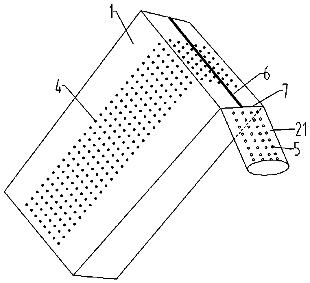 Low melting point valve port bag and manufacturing method thereof