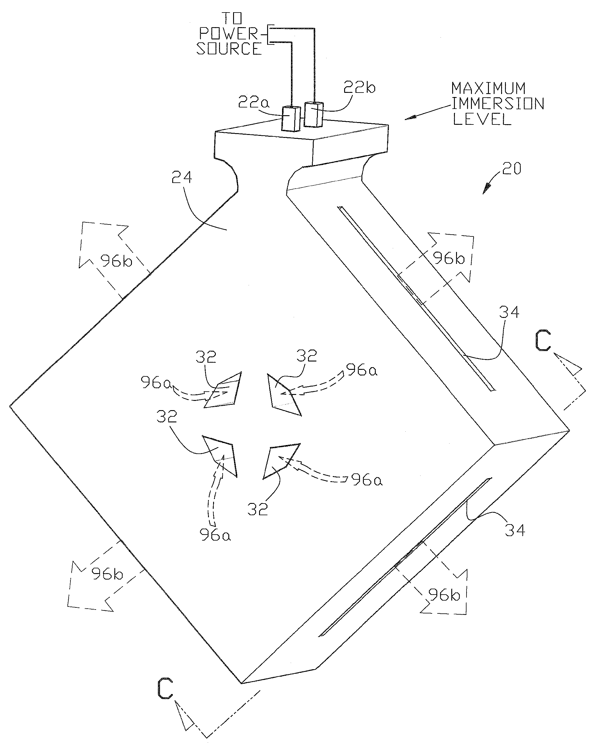 Electric induction heating and stirring of an electrically conductive material in a containment vessel