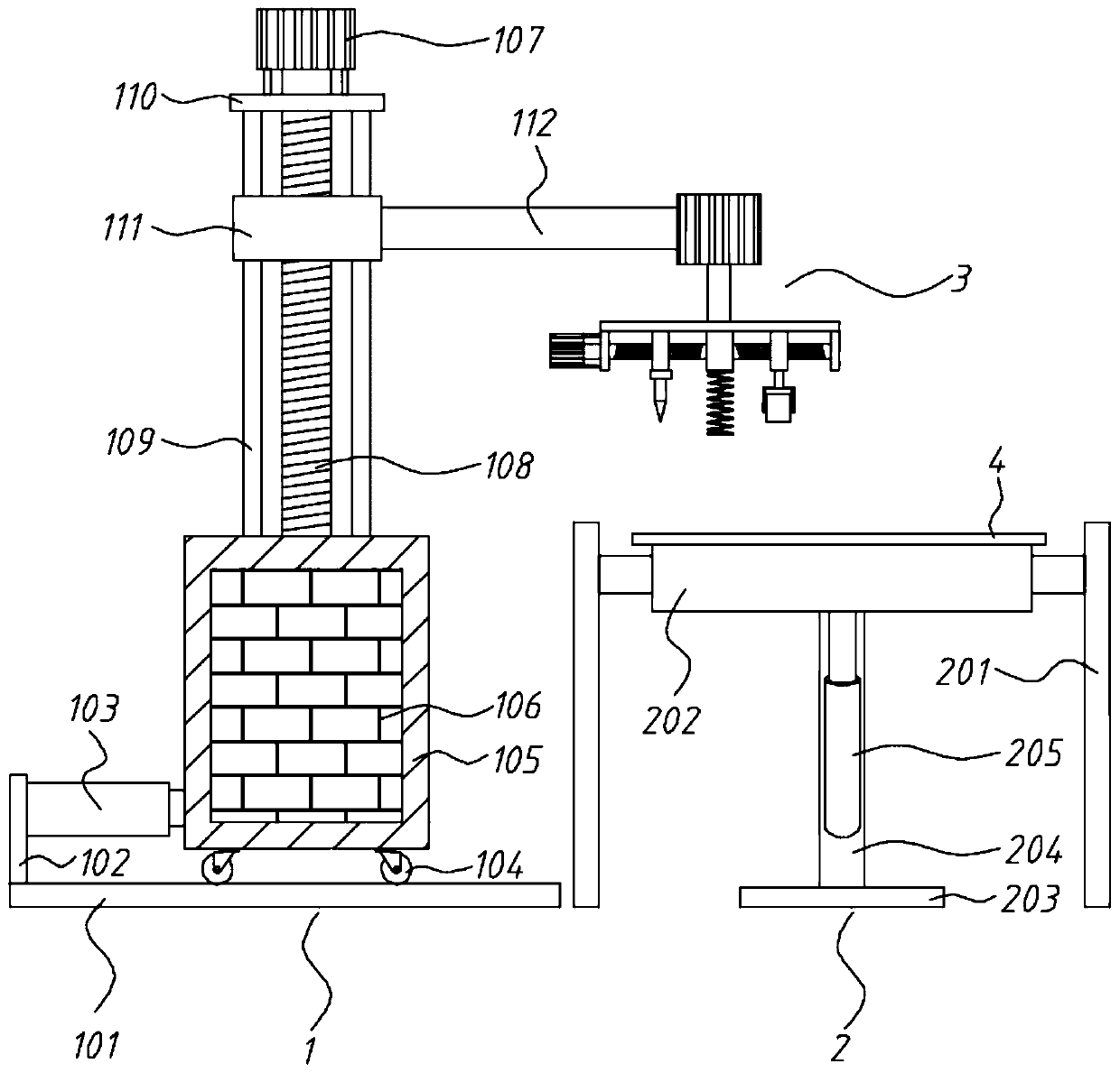 Ring-pull can cover production device capable of online adjusting machining specification and use method of ring-pull can cover production device