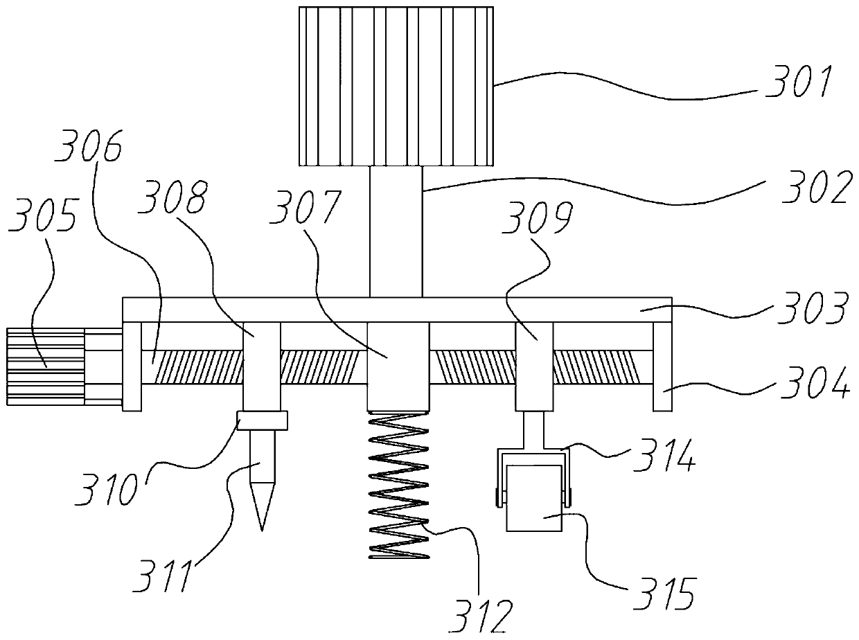 Ring-pull can cover production device capable of online adjusting machining specification and use method of ring-pull can cover production device