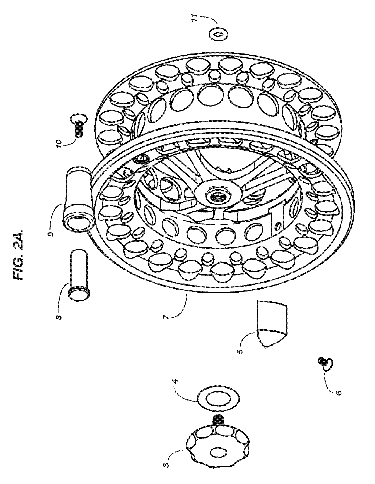 Fly Reel with Tool Free Channel Locking Drag System