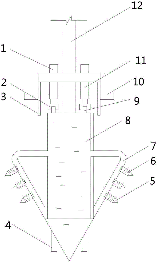 Guniting processing device for pavements on soft foundations