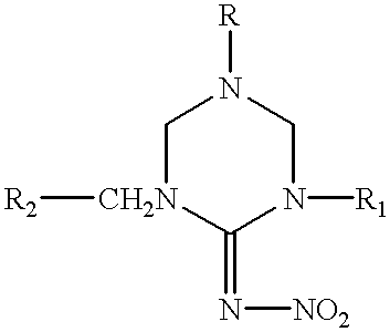 Hexahydrotriazine compounds and insecticides