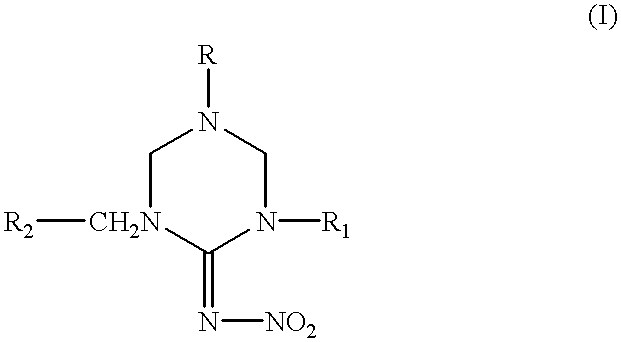 Hexahydrotriazine compounds and insecticides