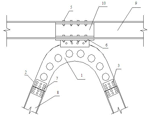 Multiple arched porous metal damper