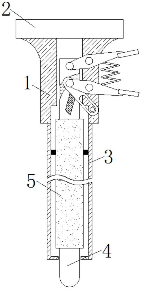 A water seepage detection device for municipal supervision