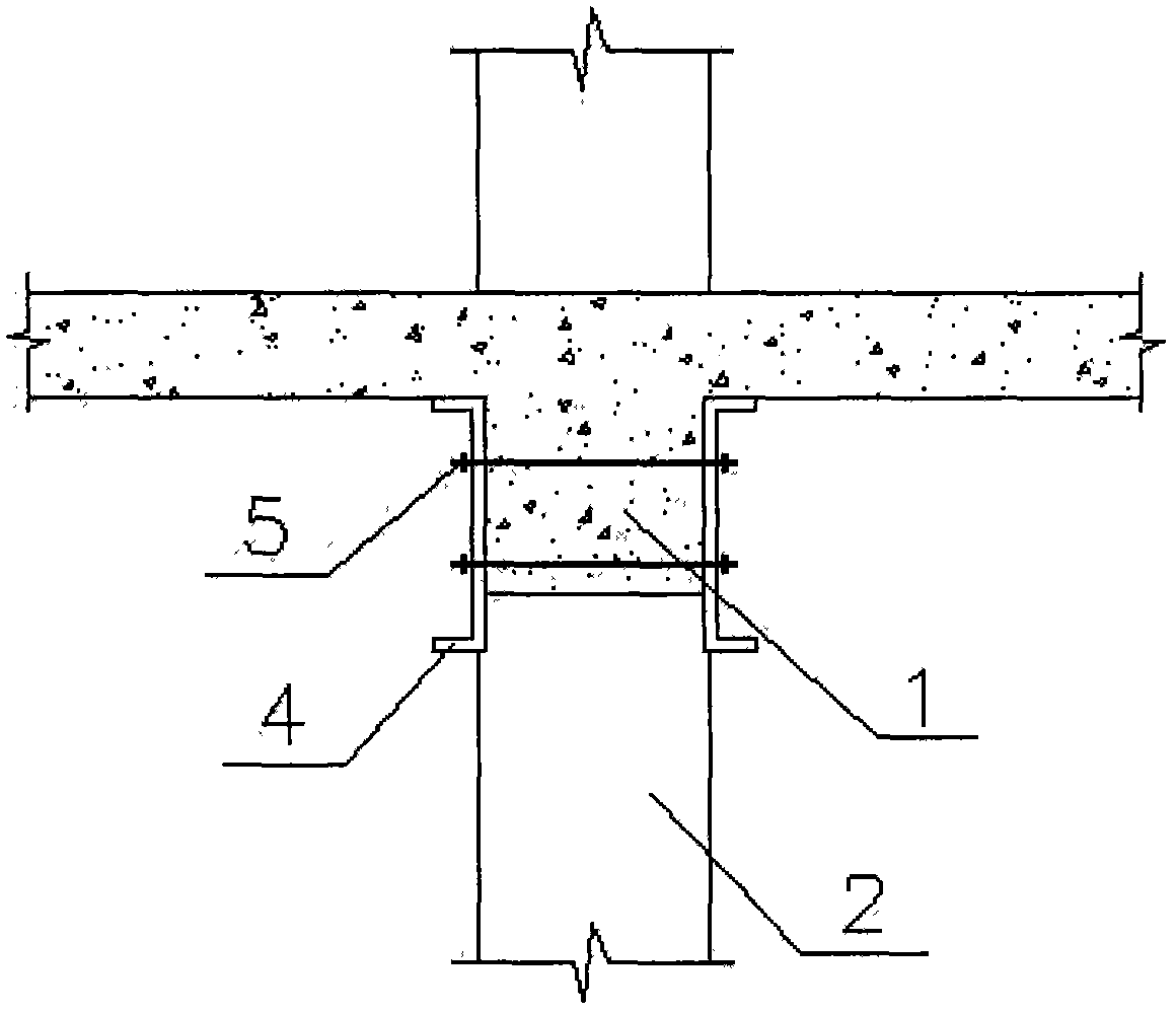 Old house reinforcing structure and reinforcing method thereof