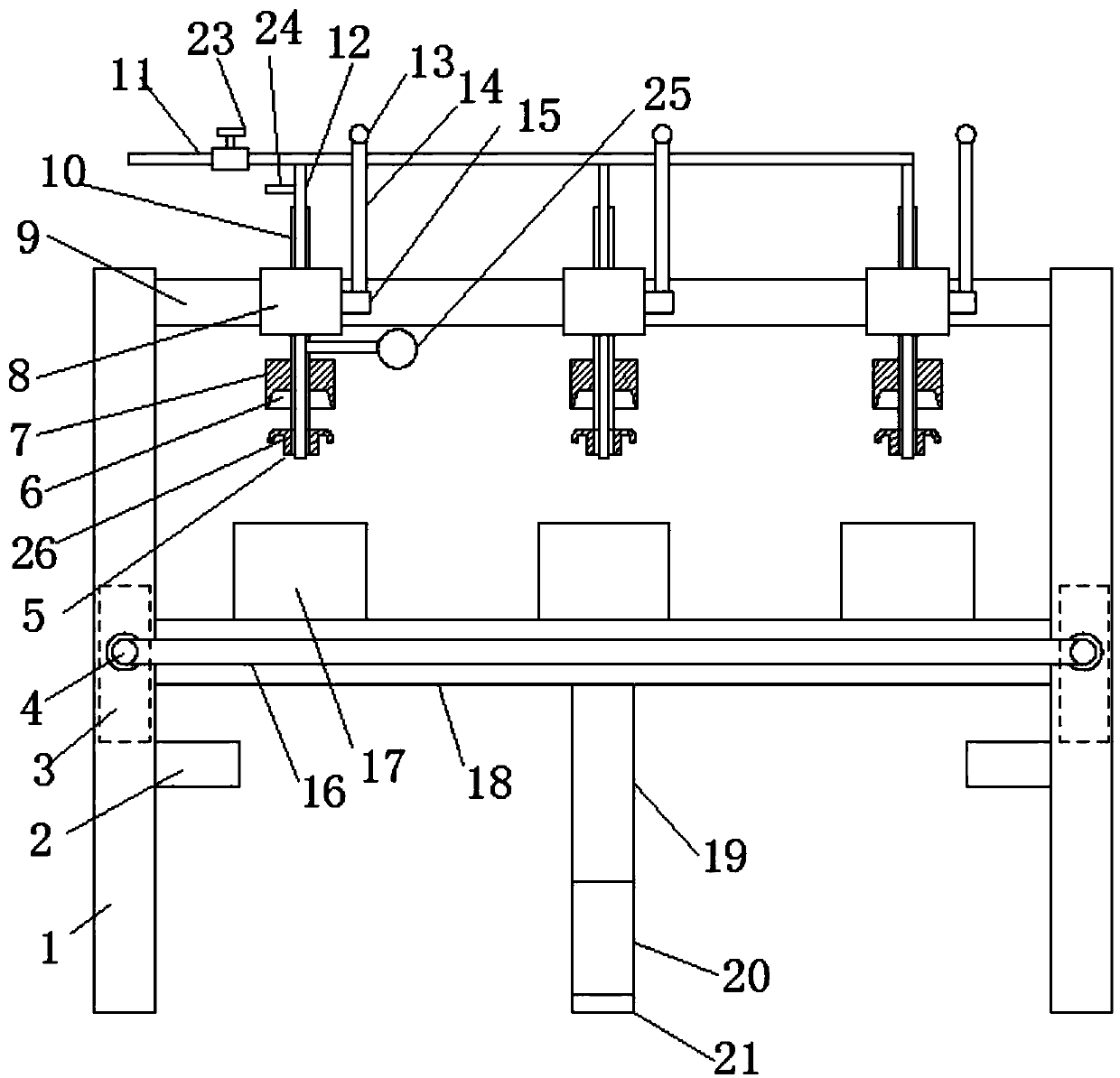 Automobile washer gas detection device