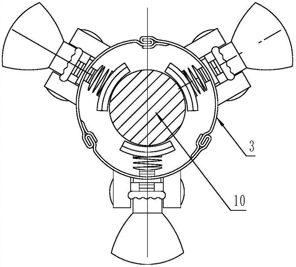 Tree stabilizing hooking assembly