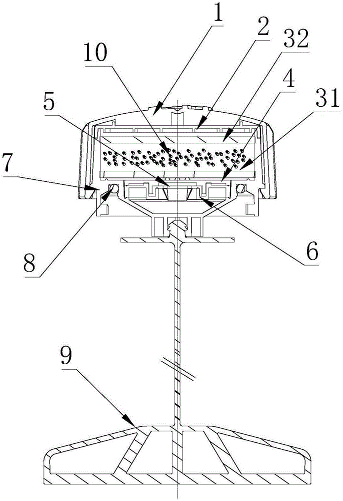 Carbon tank fuel tank cap assembly