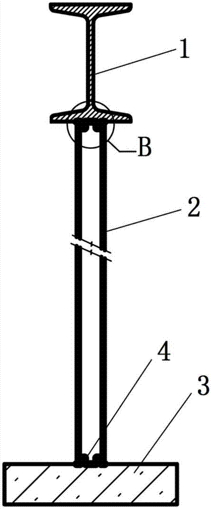 Wall installation structure and installation method thereof