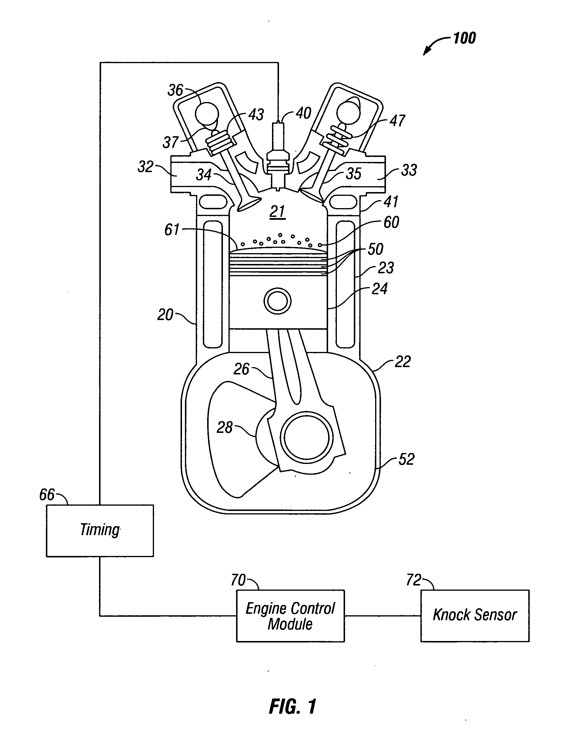 Method and related system of dithering spark timing to prevent pre-ignition in internal combustion engine