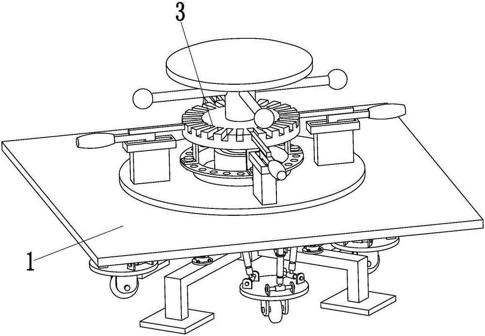 Building supporting device with spiral supporting angle capable of being adjusted precisely