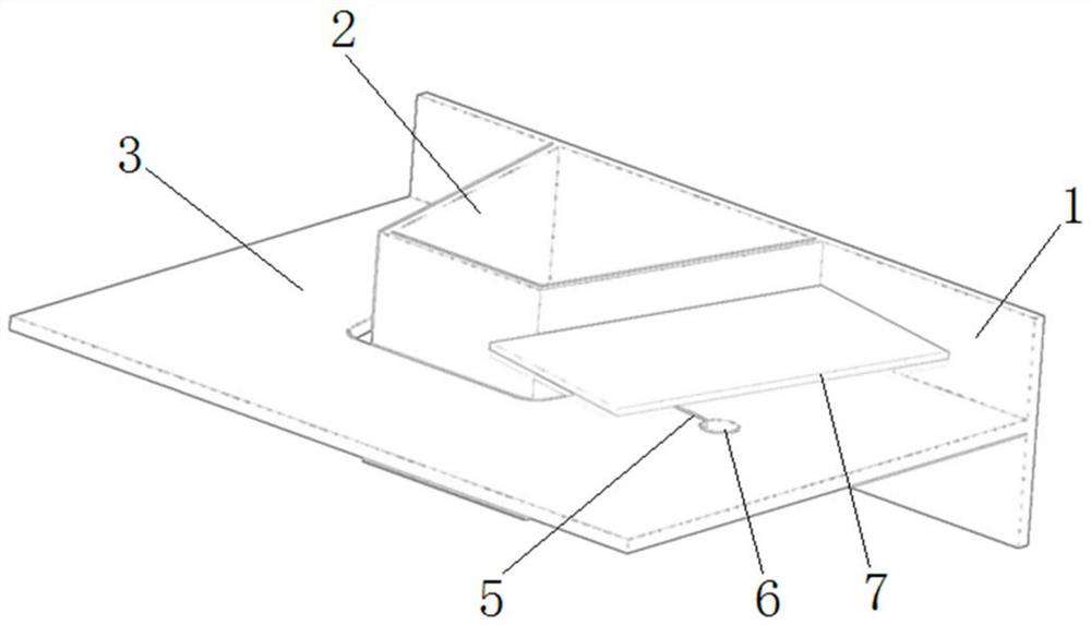 Fatigue crack reinforcing structure and method for arc-shaped notch of diaphragm plate of steel bridge deck